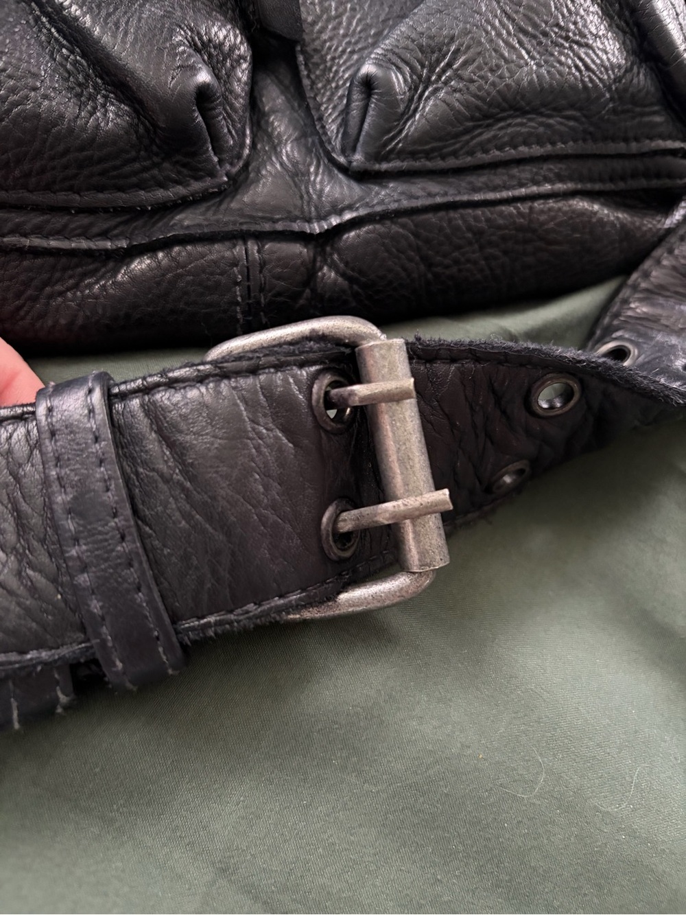 Free People Wade Black Leather Sling bag - Picture 9 of 9